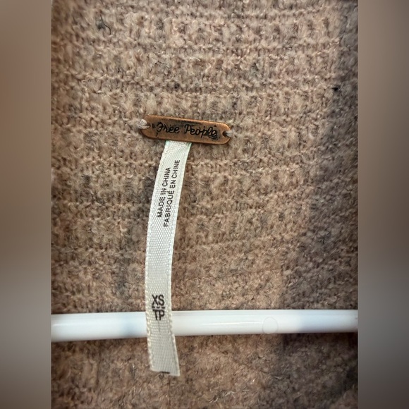 Free People Ribbed Turtleneck Sweater in Brown - Picture 5 of 5